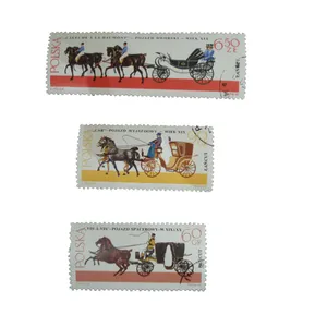 تمبر یادگاری مدل کالسکه کد DS1549 مجموعه 3 عددی