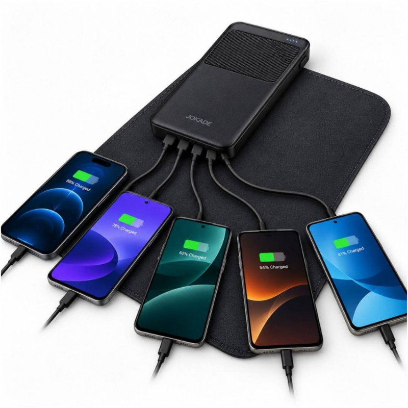 پاوربانک 22.5 وات جوکید مدل JG030 ظرفیت 10000 میلی‌آمپرساعت به همراه کابل microUSB