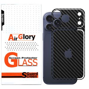 برچسب پوششی ایرگلوری طرح کربن مدل Air مناسب برای گوشی موبایل اپل Iphone 18 Pro Max