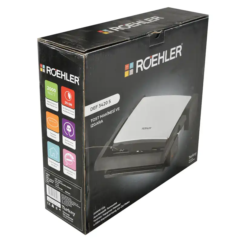 ساندویچ ساز روهلر مدل DEF 3420 S