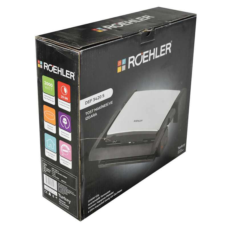 ساندویچ ساز روهلر مدل DEF 3420 S