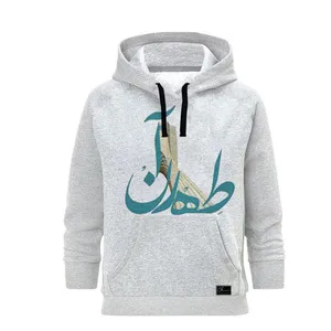 هودی زنانه مدل تهران کد M158 رنگ طوسی