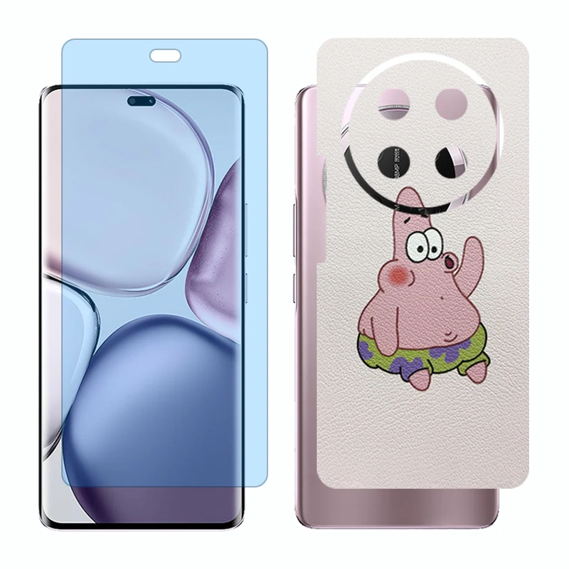 محافظ صفحه نمایش آنتی بلو گلس مدل Together مناسب برای گوشی موبایل آنر X9c به همراه برچسب پوششی