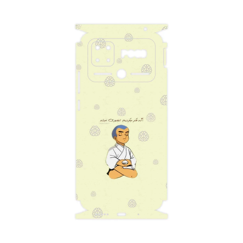 برچسب پوششی ماهوت مدل Ikkyu-san-FullSkin مناسب برای گوشی موبایل شیائومی Poco C40