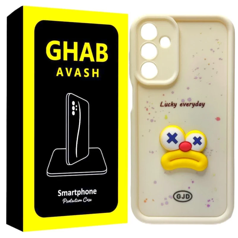 کاور قاب پلاس طرح سولید فانتزی مدل عروسکی 002 مناسب برای گوشی موبایل سامسونگ GALAXY A35