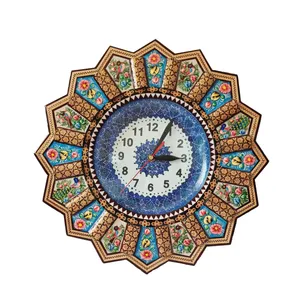 ساعت خاتم کاری چوبی طرح شیدرخ کد En37