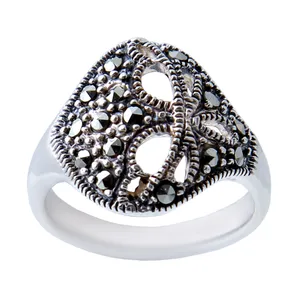   انگشتر نقره زنانه بازرگانی میلادی کد  AW_373