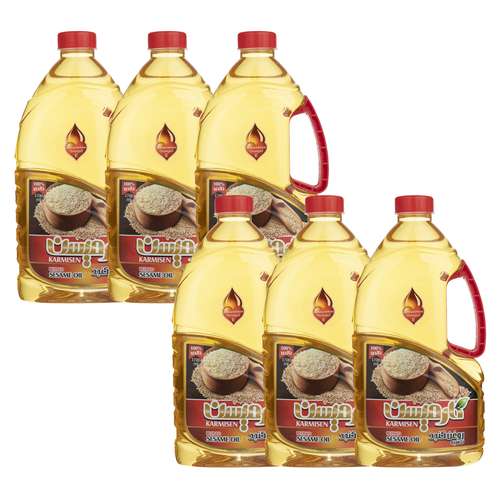 روغن کنجد تصفیه خالص کارمیسن - 1.7 لیتر مجموعه 6 عددی
