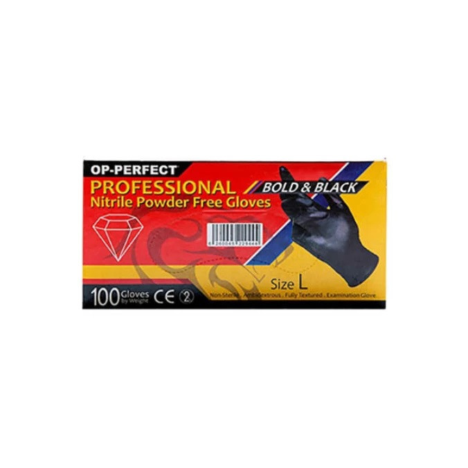 دستکش نیتریل اوپی پرفکت مدل K2080 سایز L مجموعه 10 عددی