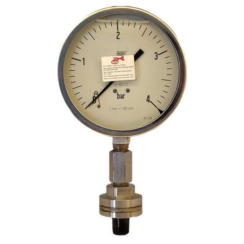 گیج فشار نووا فیما مدل 4bar-16cm-diaphragm