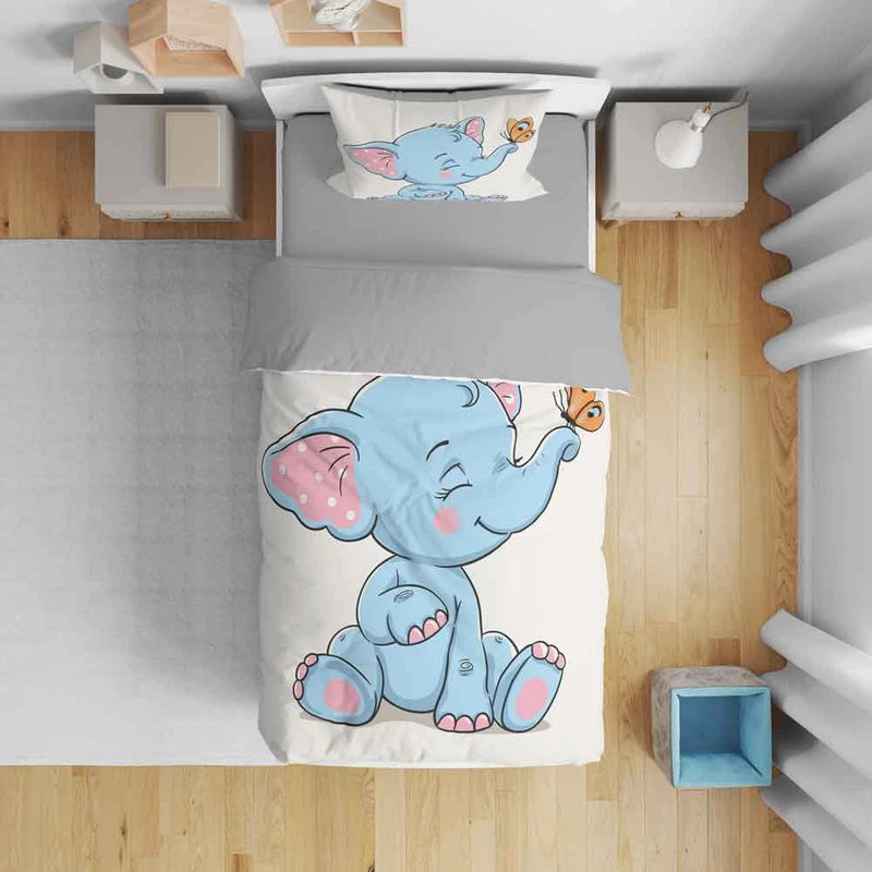 سرویس روتختی نوپه هوم مدل فیل کوچولو T5930 یک نفره 5 تکه