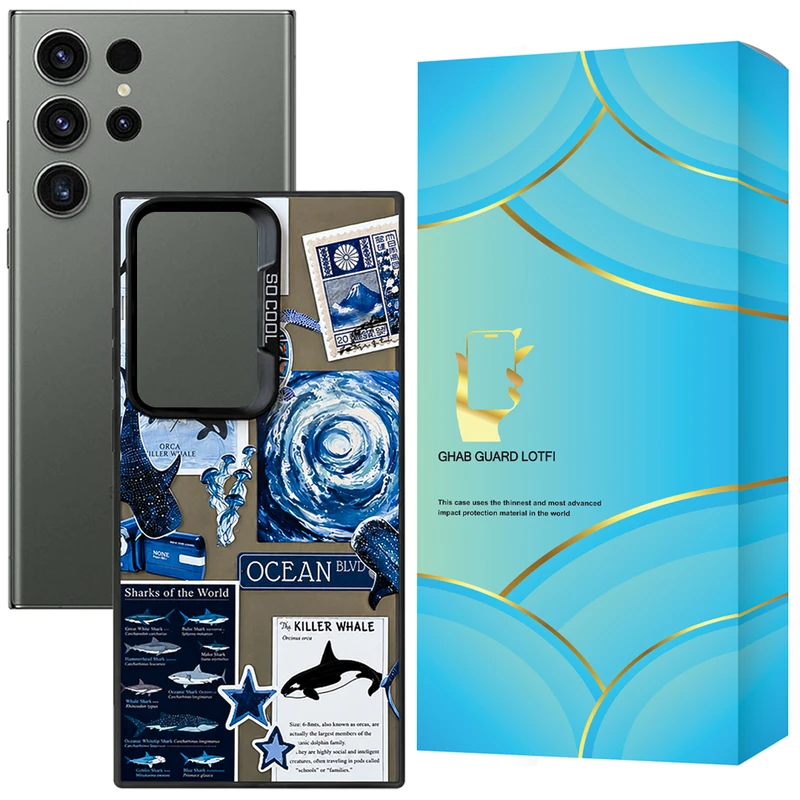 کاور قاب گارد لطفی مدل SOCOCEN مناسب برای گوشی موبایل سامسونگ Galaxy S23 Ultra