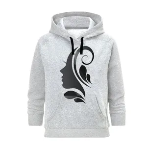 هودی زنانه مدل بانو کد B247 رنگ طوسی