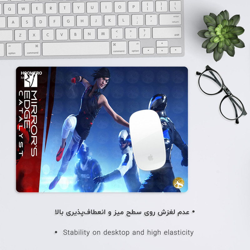 ماوس پد هومرو مدل A4713 طرح بازی Mirrors Edge 2