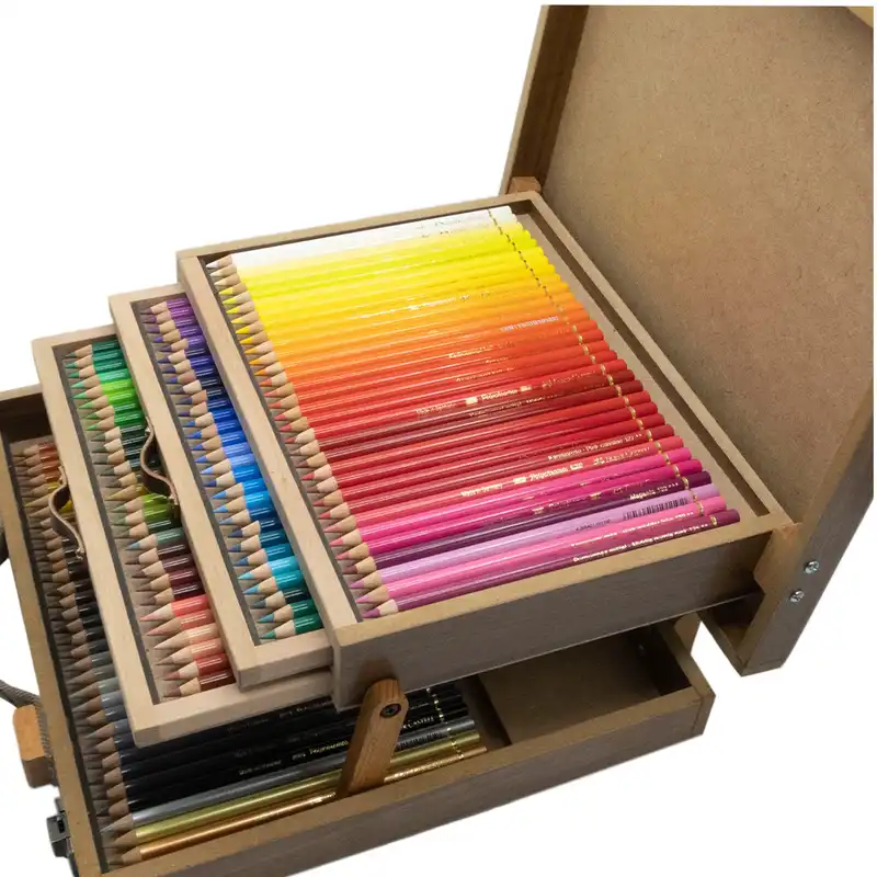مداد رنگی 120 رنگ فابر کاستل مدل Polychromos