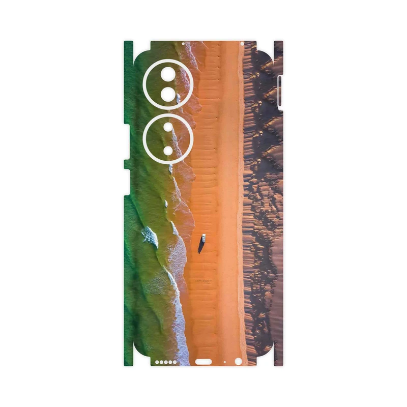 برچسب پوششی ماهوت مدل Beach and Green Sea-FullSkin مناسب برای گوشی موبایل آنر X7b