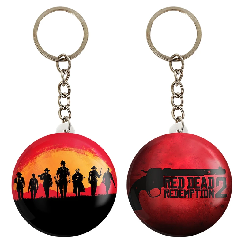 جاکلیدی خندالو مدل رد دد Red Dead کد 1029110297 مجموعه 2 عددی