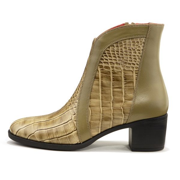 نیم بوت زنانه چرم مشهد مدل J2515 -  - 1