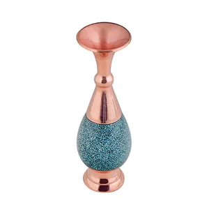 گلدان فیروزه کوبی مدل صراحی کد 25