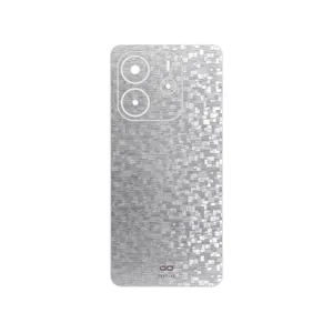 MAHOOT Silver-Silicon Cover Sticker for Xiaomi Redmi Note 14 4G