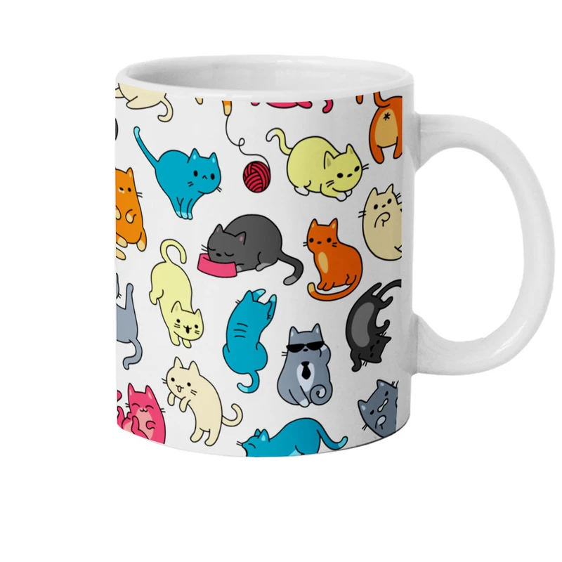 ماگ هومرو طرح گربه فانتزی مدل M1451