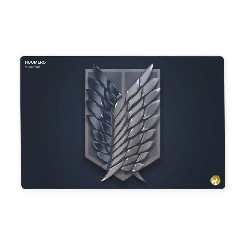 ماوس پد هومرو مدل ML017-SIZE2437 طرح انیمه اتک ان تایتان