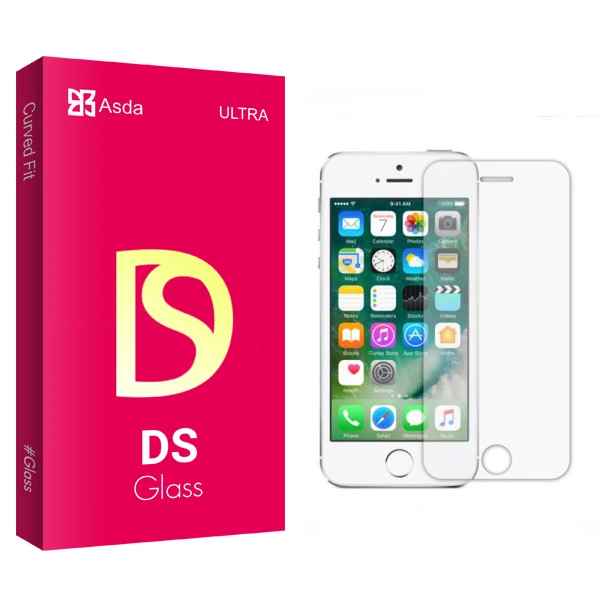 محافظ صفحه نمایش آسدا مدل DS glass مناسب برای گوشی موبایل اپل iPhone 5s