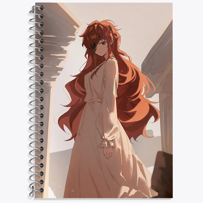 دفتر زبان 50 برگ خندالو مدل سه خط طرح ریون انیمه برج خدا کد 34945