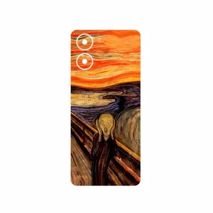 MAHOOT The Scream of Munch Cover Sticker for Motorola Moto G04s