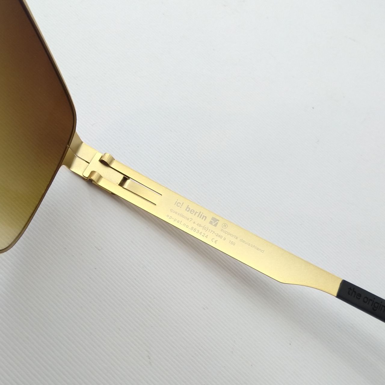 عینک آفتابی مردانه ایس برلین مدل t110 gold -  - 6