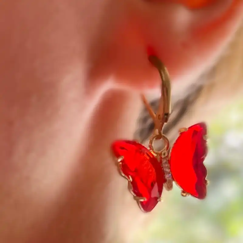 نیم ست زنانه مدل پروانه کریستالی