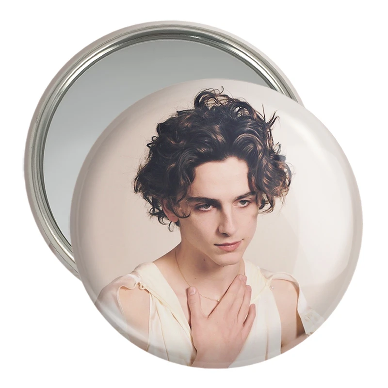 آینه جیبی خندالو مدل تیموتی شالامی Timothée Chalamet  کد 19279