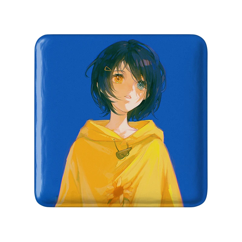 مگنت خندالو طرح آی انیمه واندر اگ پرایورتی مدل مربعی کد 34063