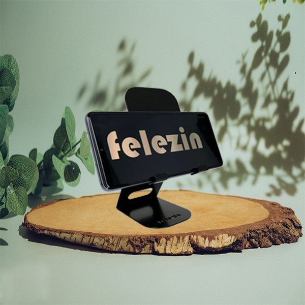 پایه نگهدارنده گوشی موبایل و تبلت مدل متحرک فلزین