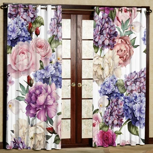 پرده مدل مخمل پانچی کد 1840T2 سایز 200x140 سانتی متر