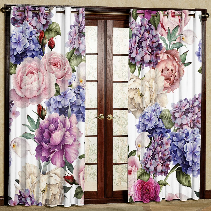 پرده مدل مخمل پانچی کد 1840T2 سایز 200x140 سانتی متر