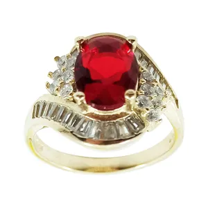 انگشتر زنانه مدل یاقوت ys-As9