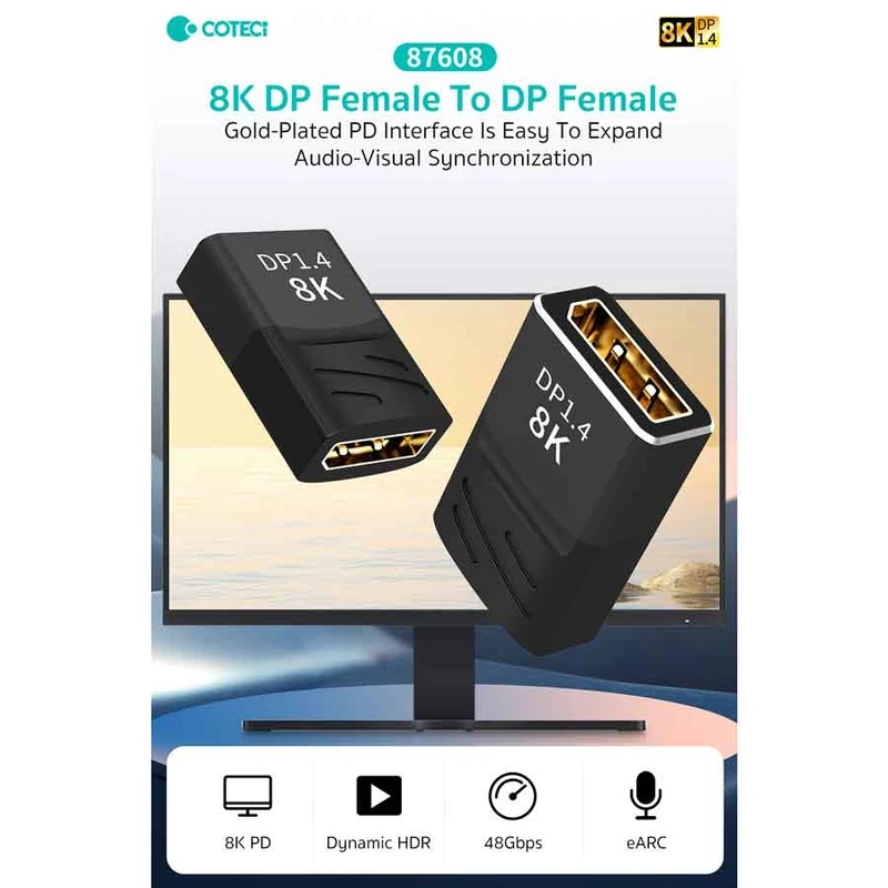 عکس شماره 3 : مبدل display port کوتتسی مدل 87608