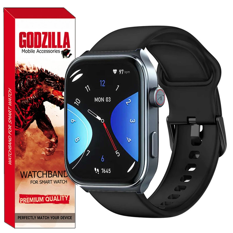 بند گودزیلا مدل Silicon-SQ مناسب برای ساعت هوشمند کیسلکت KS2