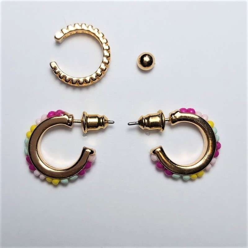 پیرسینگ زنانه سیکس مدل 5534 مجموعه ۴ عددی پیرسینگ زنانه سیکس مدل 5534 مجموعه ۴ عددی