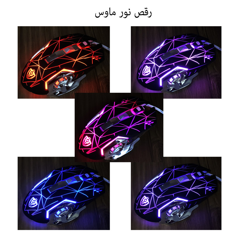 کیبورد و ماوس مخصوص بازی اسپیس وارشیپس مدل FPS Shooter 2
