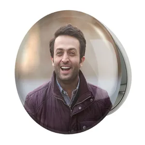 آینه جیبی خندالو طرح مصطفی زمانی مدل تاشو کد 6336 