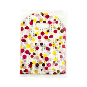 کیسه خرید مدل KISE19x24 طرح خالدار بسته 50 عددی