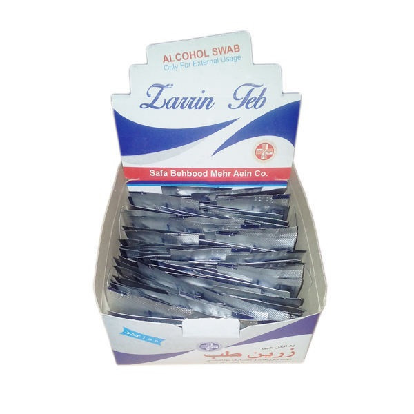 پد الکلی زرین طب مدل 01-B مجموعه 6 عددی