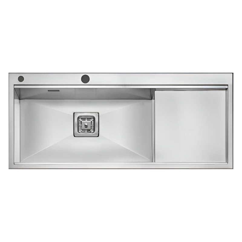 سینک ظرفشویی استیل توکار یک لگنه الکا استیل مدل 4017
