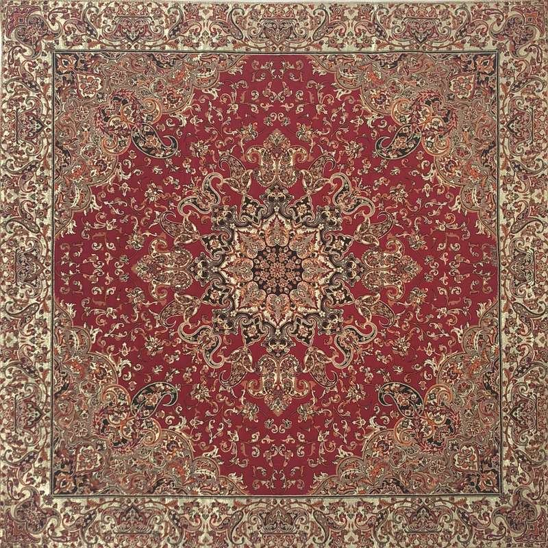 رومیزی ترمه طرح پردیس کد 100z 
