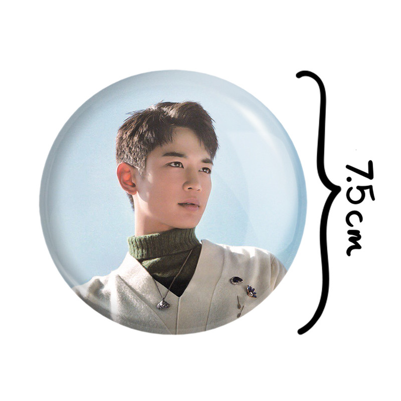 آینه جیبی خندالو طرح مینهو گروه شاینی مدل تاشو کد 21342