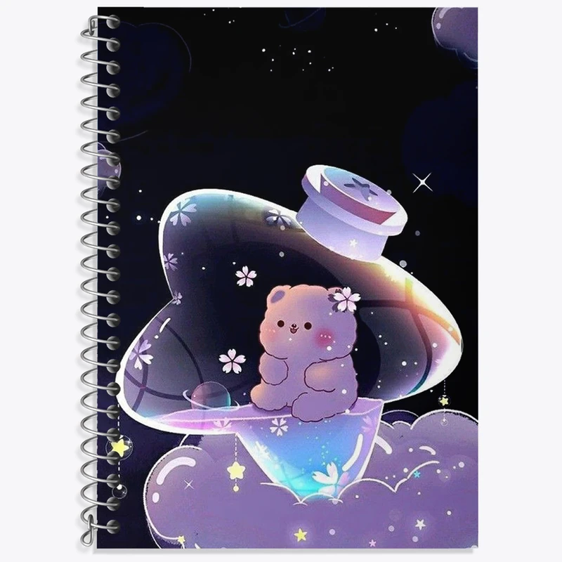 دفتر نت موسیقی 50 برگ خندالو طرح خرس کیوت و بامزه کد N1735