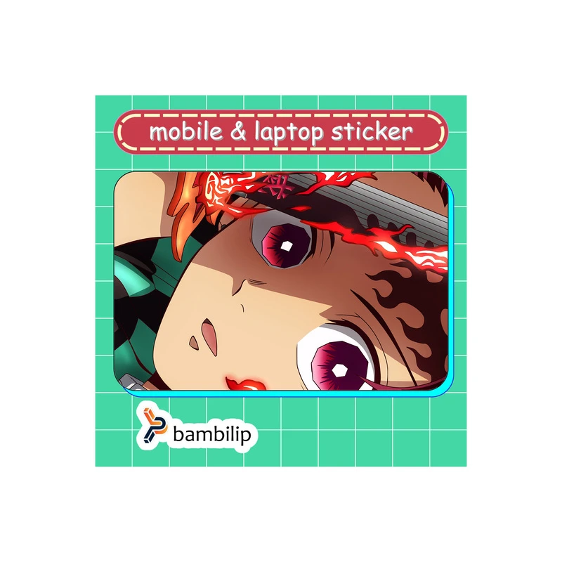 استیکر بامبیلیپ مدل کارت عابر طرح انیمه شیطان کش کد 5702886