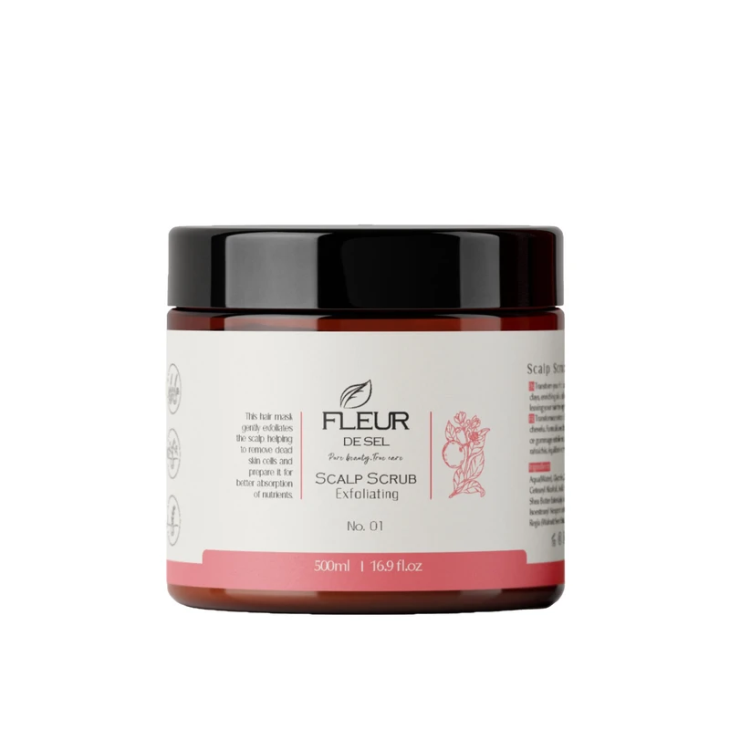 ماسک مو فلوردسل مدل گریپ فروت مناسب برای انواع پوست حجم 500 میلی لیتر